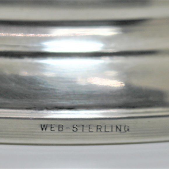 Web Sterling & Crystal Bowl - Picture 4 of 4